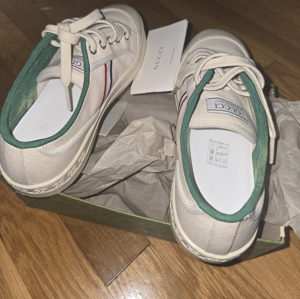 AUTHENTIC GUCCI Boys Canvas Sneakers - U.S. Size 3